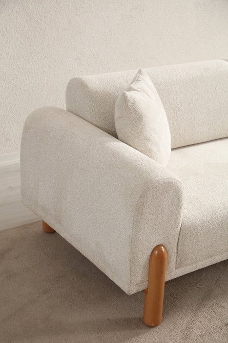 Atelier Del Sofa Lyke 3 Seater - Crema